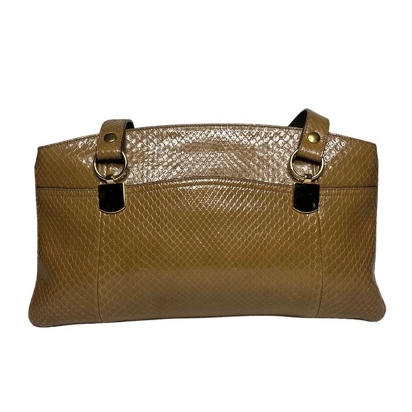 GUCCI ARLI PYTHON TOP HANDLE BAG W/ DUST BAG - Picture 2 of 14